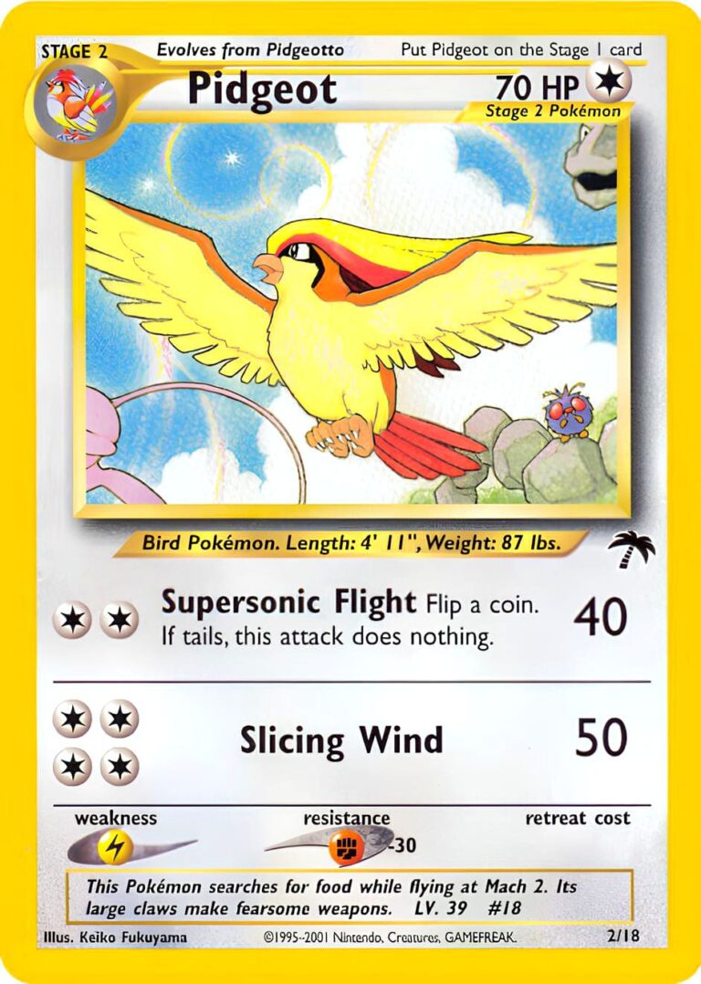 Pidgeot-Tauboss-2-18-Southern-Islands-Pokémon-Karte-2001-Englisch
