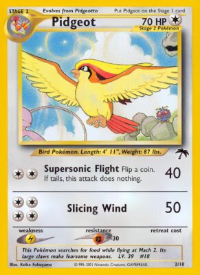 Pidgeot-Tauboss-2-18-Southern-Islands-Pokémon-Karte-Englisch