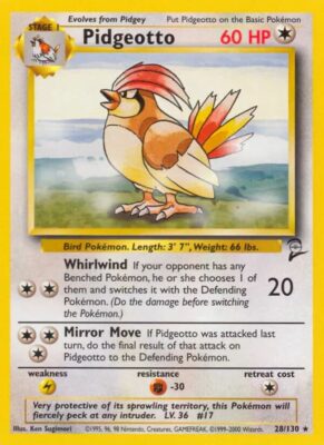 Pidgeotto-Tauboga_28-130_Base-Set-2_Pokémon-Karte_Englisch