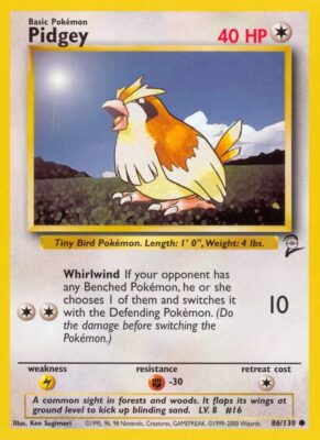 Pidgey-Taubsi_86-130_Base-Set-2_Pokémon-Karte_Englisch