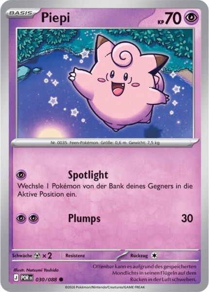 Piepi-030-088-Optimale-Ordnung-Pokémon-Karte-Deutsch