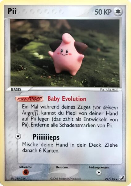 Pii-21-115-EX-Verborgene-Mächte-Baby-Pokémon-Karte-Deutsch-TCG-Sammelkartenspiel
