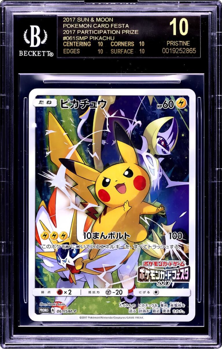 Pikachu-061-SM-P-Battle-Festa-Promo-Pokémon-Karte-Japan-BGS-10-Black-Label