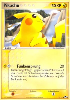 Pikachu-13-17-POP-Serie-4-2006-Pokémon-Karte