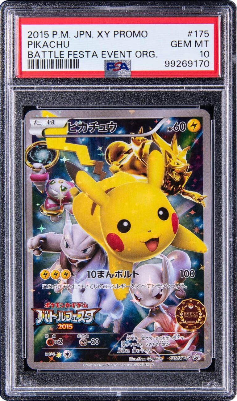 Pikachu-175-XY-P-Battle-Festa-2015-Promo-PSA-10-Pokémon-Karte-Japan