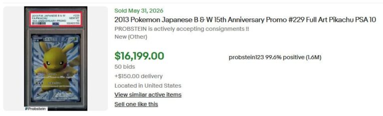 Pikachu-229-BW-P-Promo-Pokémon-Karte-Japan-PSA-10-Wert-Preis-Juni-2026