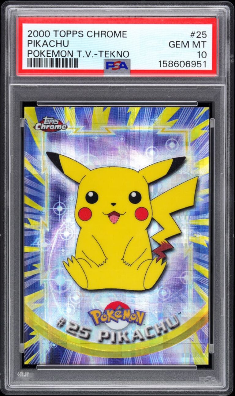 Pikachu-25-Topps-Chrome-Tekno-Pokémon-Karte-2000-PSA-10