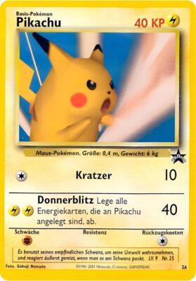 Pikachu-26-Wizards-Black-Star-Promo-Pokémon-Karte-Deutsch-TCG-Sammelkartenspiel