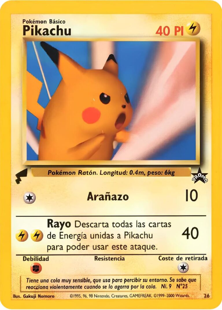 Pikachu-26-Wizards-Black-Star-Promo-World-Collection-2000-Spanish-Pokémon-Karte