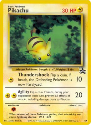 Pikachu-27-Wizards-Black-Star-Promo-Pokémon-Karte-Englisch-TCG-Sammelkartenspiel