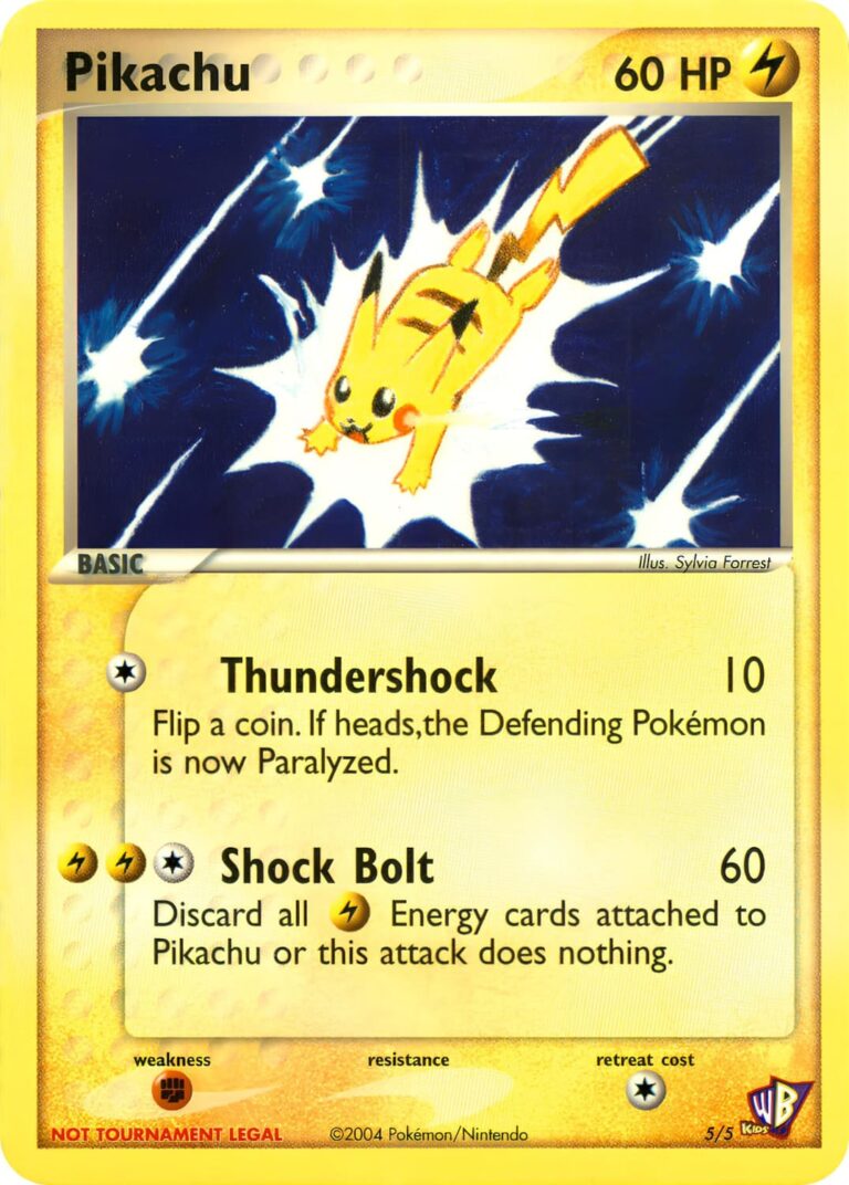 Pikachu-5-5-Kids-WB-Poké-Card-Creator-Pack-Pokémon-Karte-2004-Englisch