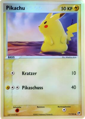 Pikachu-72-100-EX-Sandsturm-Pokémon-Karte-2003