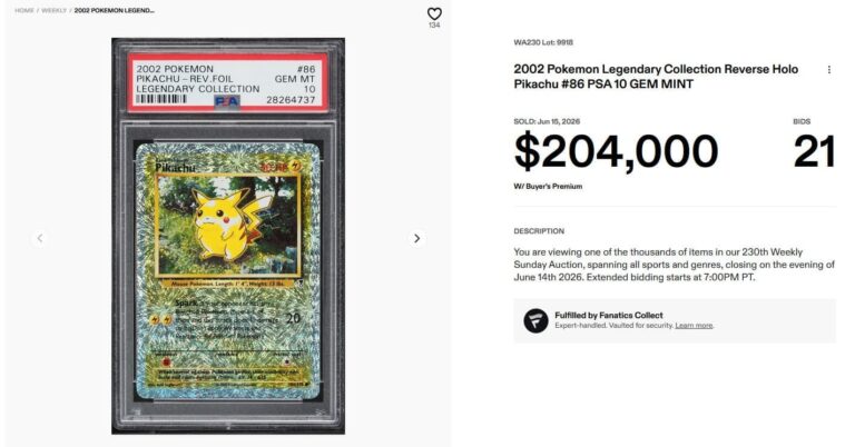 Pikachu-86-110-Legendary-Collection-Reverse-Holo-Pokémon-Karte-PSA-10-2002-Preis-Wert-2026