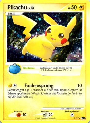Pikachu-9-17-POP-Serie-6-2007-Holo-Pokémon-Karte
