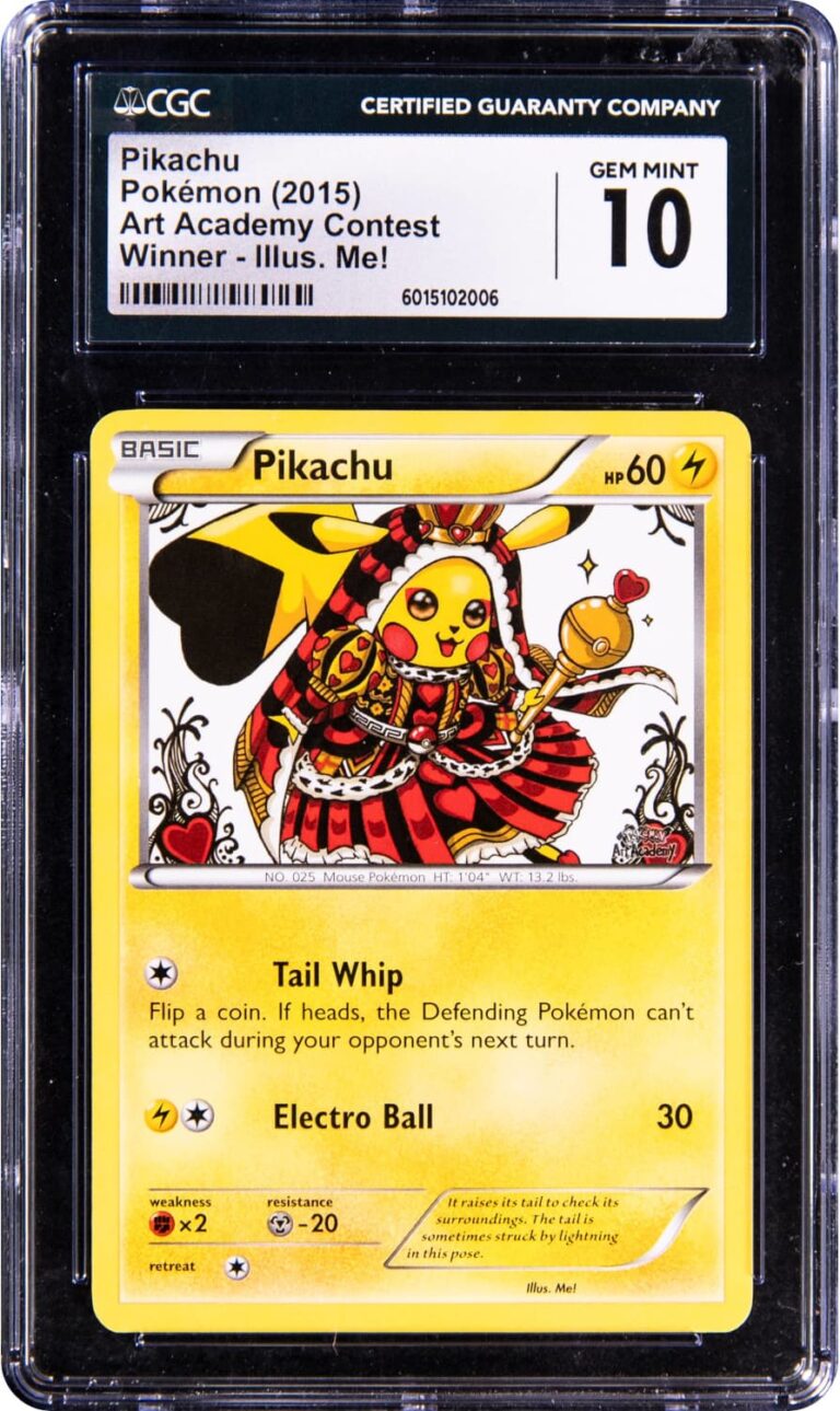 Pikachu-Art-Academy-Promo-Pokémon-Karte-2015-Englisch-CGC-10