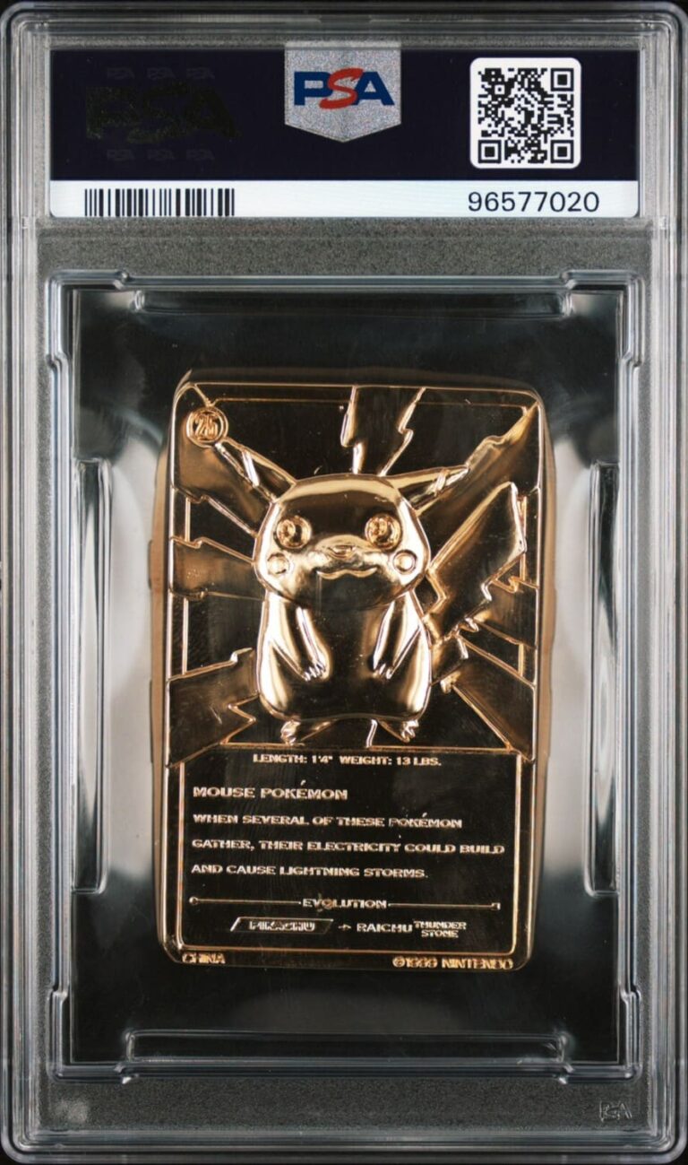 Pikachu-Burger-King-1999-Gold-Pokémon-Card-PSA-9-Back