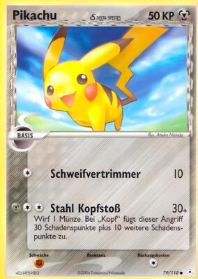 Pikachu-Delta-Species-79-110-EX-Holon-Phantoms-2006-Pokémon-Karte