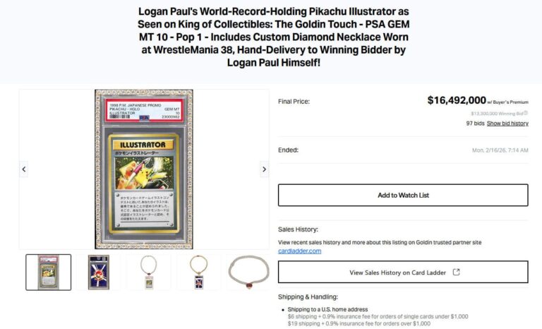 Pikachu-Illustrator-CoroCoro-Comics-Promo-Pokémon-Karte-Japan-1998-PSA-10-Logan-Paul-Wert-Preis-Weltrekord-1