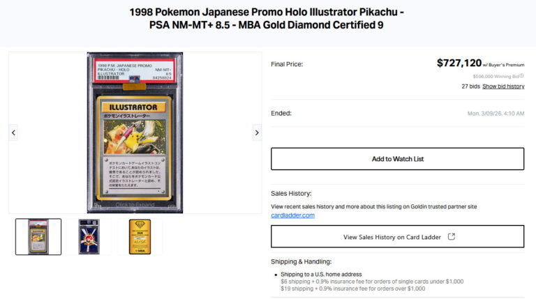 Pikachu-Illustrator-Holo-Promo-Pokémon-Karte-PSA-8.5-TCG-1998-Wert-Preis-2026