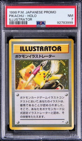 Pikachu-Illustrator-Japanese-Promo-Pokémon-Card-Karte-PSA-7
