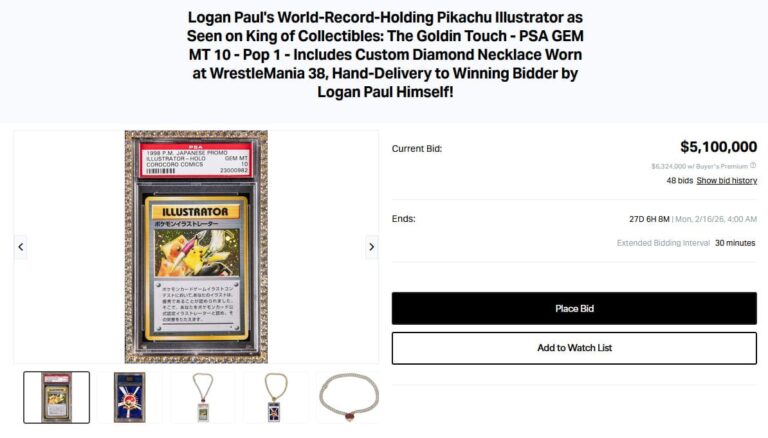 Pikachu-Illustrator-Pokémon-Karte-PSA-10-Goldin-Auctions-2026