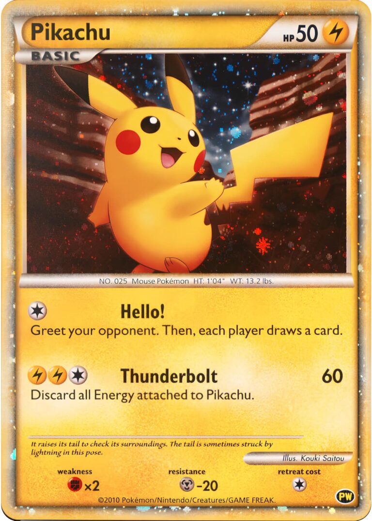 Pikachu-PW-World-Collection-2010-Englisch-Pokémon-Karte