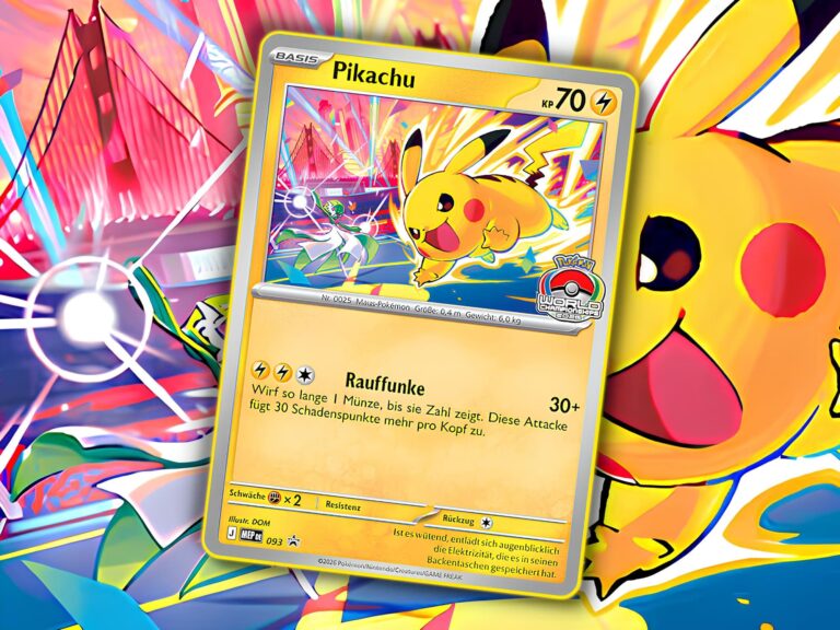 Pikachu-Promokarte-Pokémon-Weltmeisterschaften-World-Championships-2026-Play-Events