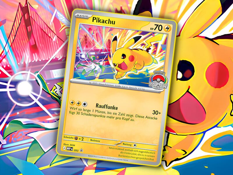 Pikachu-Promokarte-Pokémon-Weltmeisterschaften-World-Championships-2026-Play-Events