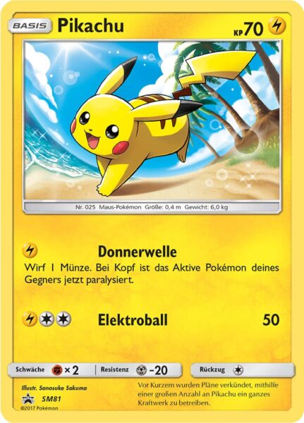 Pikachu-SM81-Black-Star-Promo-Pokémon-Schimmernde-Legenden