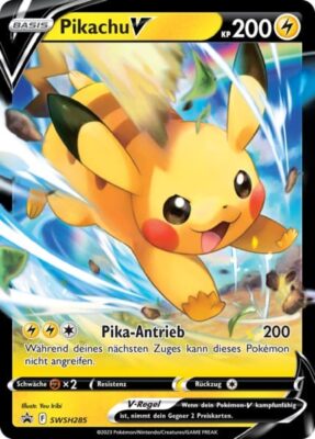 Pikachu-V_SWSH-285_Promo-Karte_Pokémon