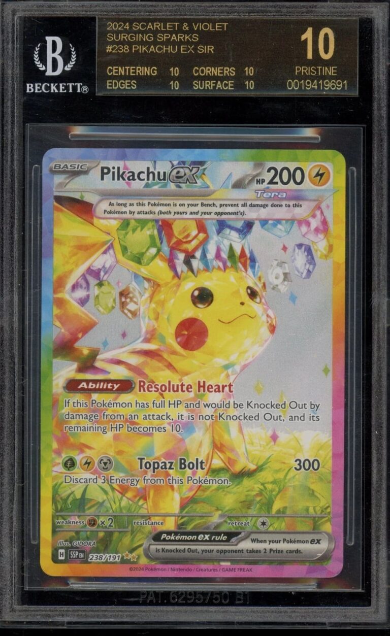 Pikachu-ex-238-191-Surging-Sparks-Special-Illustration-Rare-Pokémon-Karte-BGS-10-Black-Label