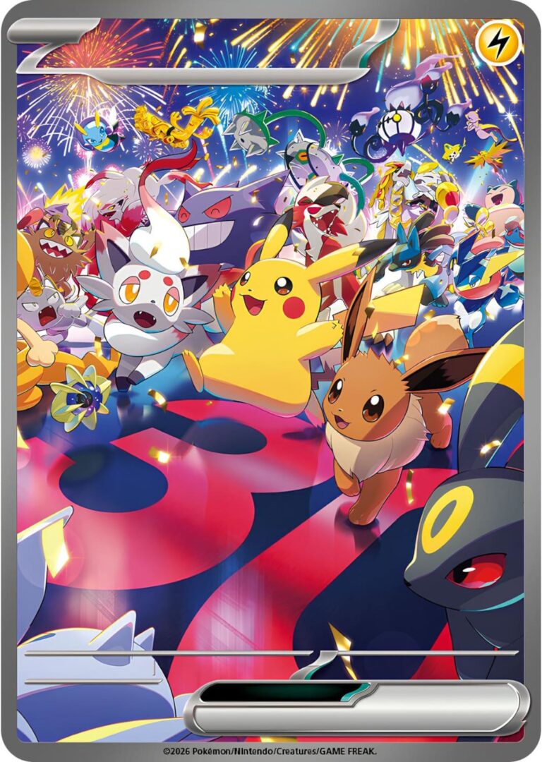 Pikachu-ex-30-Jahre-30th-Celebration-Special-Illustration-Rare-Karte-Pokémon-Karte-ohne-Text