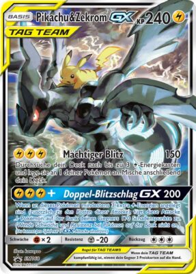 Pikachu_&_Zekrom-GX_Black_Star_Promo_SM168_Pokemon_Karte