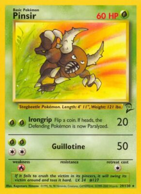Pinsir_29-130_Base-Set-2_Pokémon-Karte_Englisch