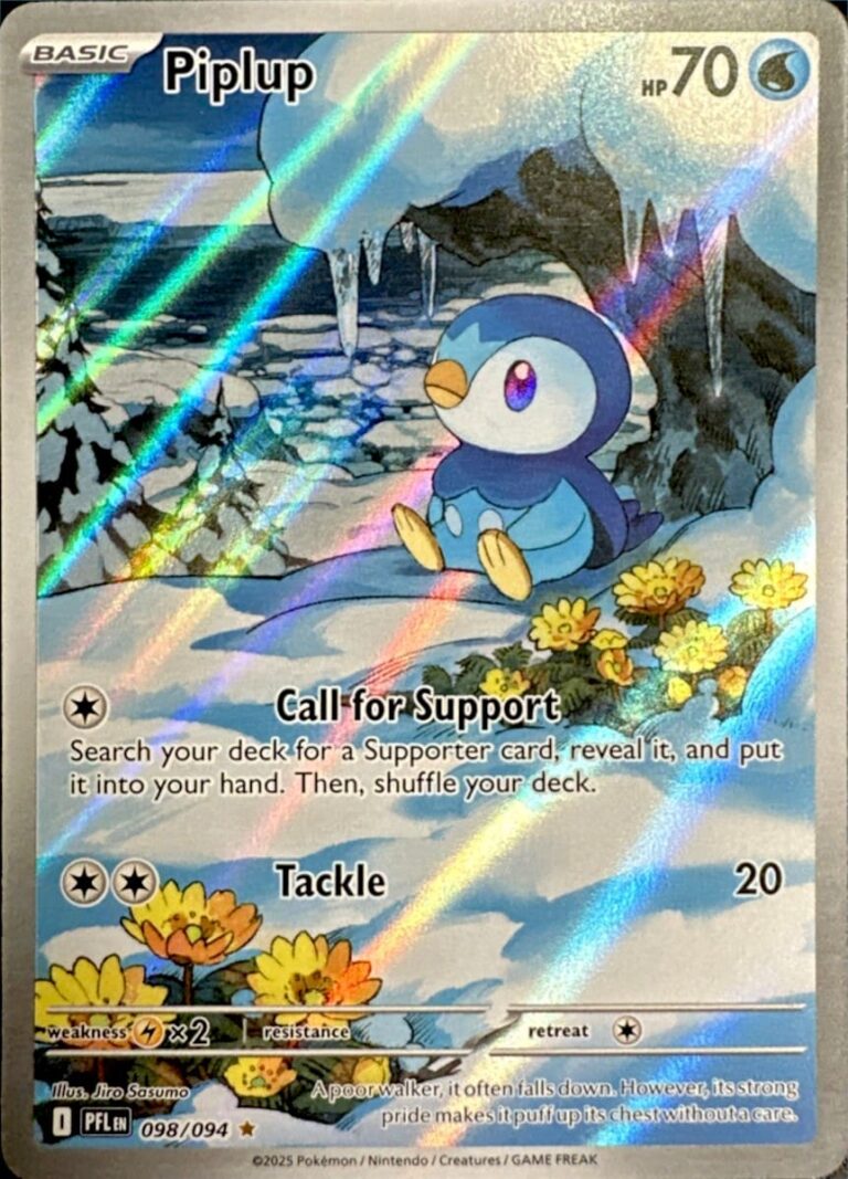 Piplup-Plinfa-098-094-Phantasmal-Flames-Fatale-Flammen-Pokémon-Karte-Englisch