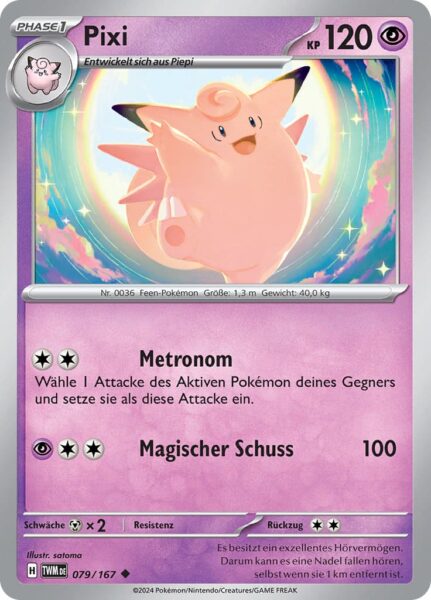 Pixi_079-167_TWM-DE_Maskerade-im-Zwielicht_Pokémon-Karte_Deutsch