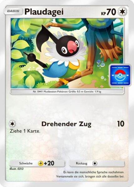 Plaudagei-046-P-B-Promo-Karte-Pokémon-TCG-Sammelkartenspiel-Pocket-Deutsch