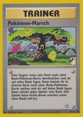 Poké-Marsch_102-111_Neo-Genesis_Pokémon-Karte_Deutsch