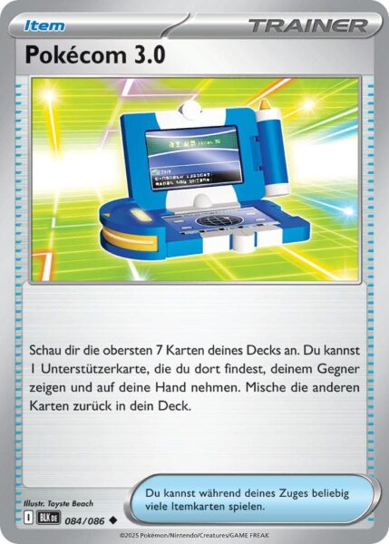 Pokécom-3.0-084-086-BLK-DE-Schwarze-Blitze-Pokémon-Karte-Karmesin-Purpur-Deutsch