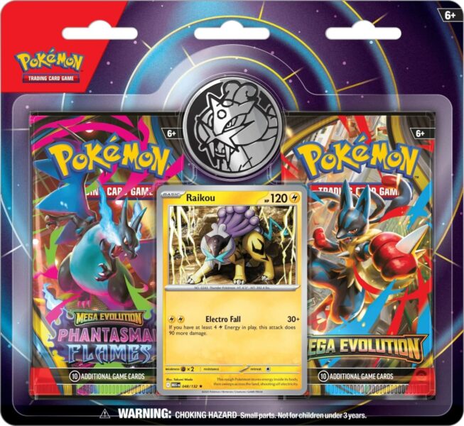 Pokémon-2-Pack-Booster-Blister-Raikou-2026-TCG-Sammelkartenspiel-Englisch