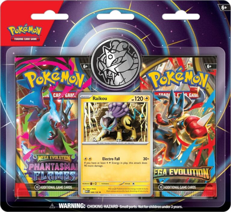 Pokémon-2-Pack-Booster-Blister-Raikou-2026-TCG-Sammelkartenspiel-Englisch