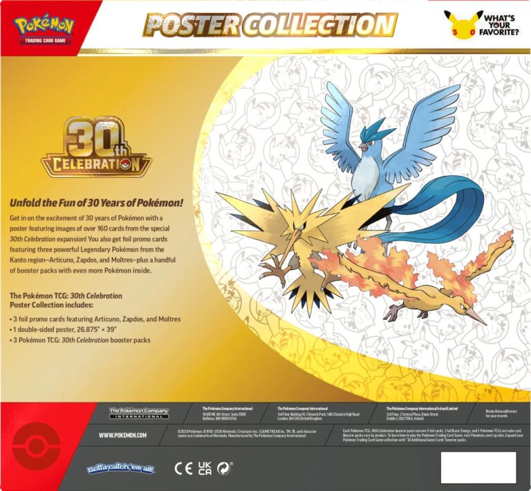 Pokémon-30-Jahre-30th-Celebration-Poster-Collection-Kollektion-Back