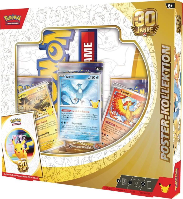 Pokémon-30-Jahre-30th-Celebration-Poster-Kollektion-Deutsch-TCG-Jubiläum-2