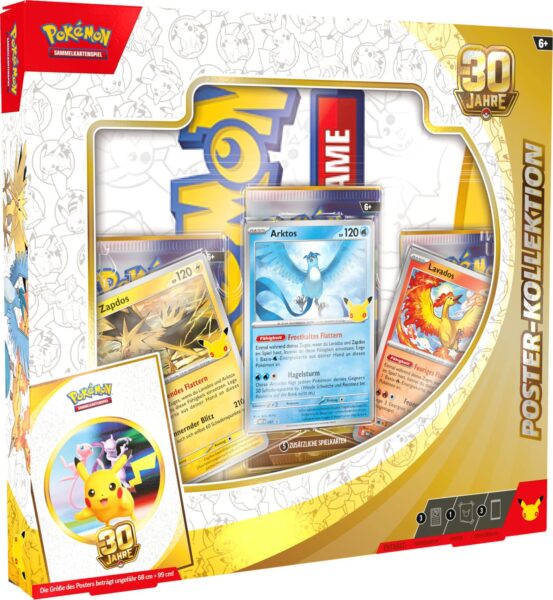 Pokémon-30-Jahre-30th-Celebration-Poster-Kollektion-Deutsch-TCG-Jubiläum