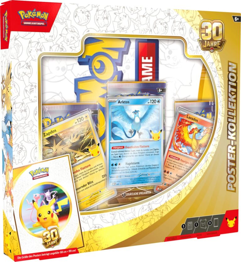 Pokémon-30-Jahre-30th-Celebration-Poster-Kollektion-Deutsch-TCG-Jubiläum