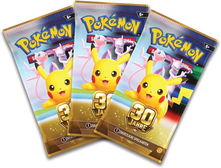 Pokémon-30-Jahre-30th-Celebration-Poster-Kollektion-Deutsch-TCG-Jubiläum-Booster-Packs