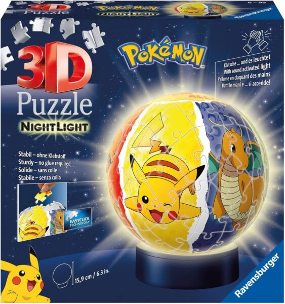 Pokémon-3D-Puzzle-Nachtlicht-Pikachu-72-Teile-ab-6-Jahren-Ravensburger