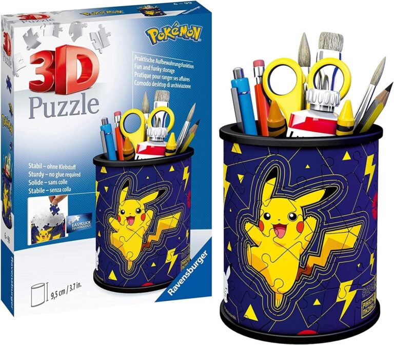 Pokémon-3D-Puzzle-Stiftehalter-Pikachu-54-Teile-ab-6-Jahren-Ravensburger