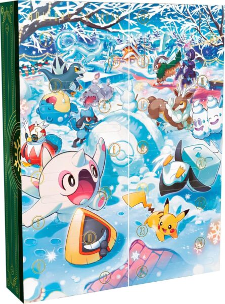 Pokémon-Adventskalender-Festtagskalender-Weihnachtskalender-2024-Karten-Sammelkartenspiel-Kollektion-2