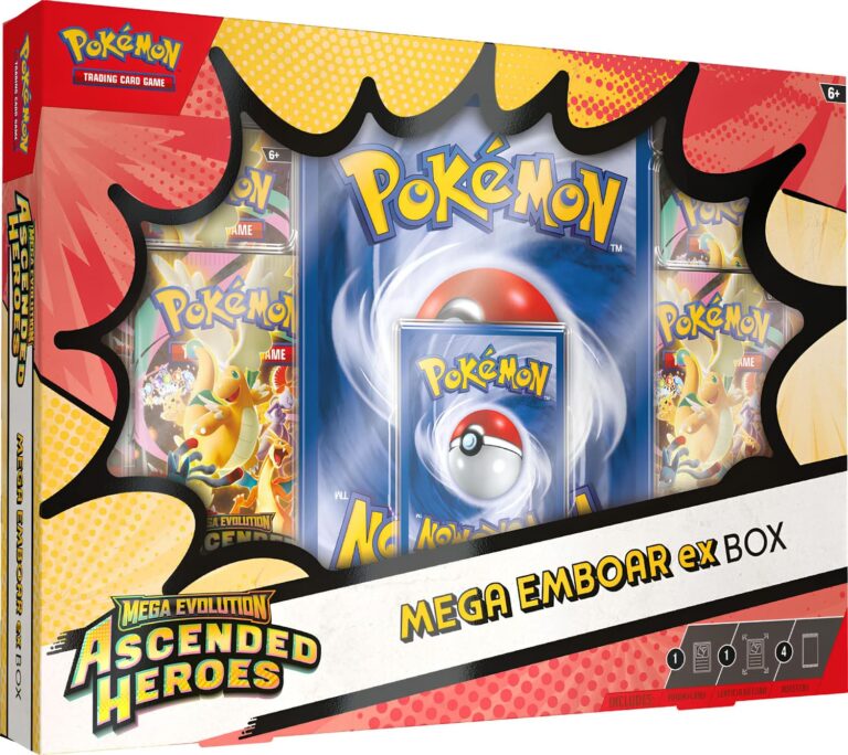Pokémon-Ascended-Heroes-Erhabene-Helden-Mega-Emboar-Flambirex-ex-Box-Kollektion-Collection-Englisch